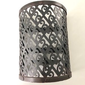 Metal Candleholder Wall Sconce Oil Rubbed Bronze